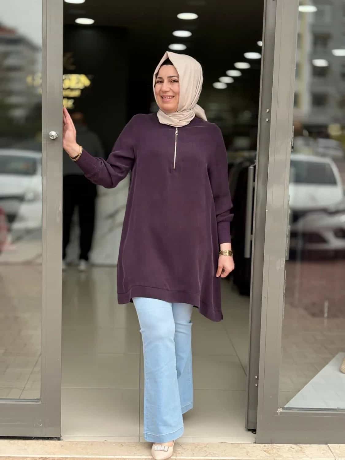 FERMUARLI KUPRA TUNİK