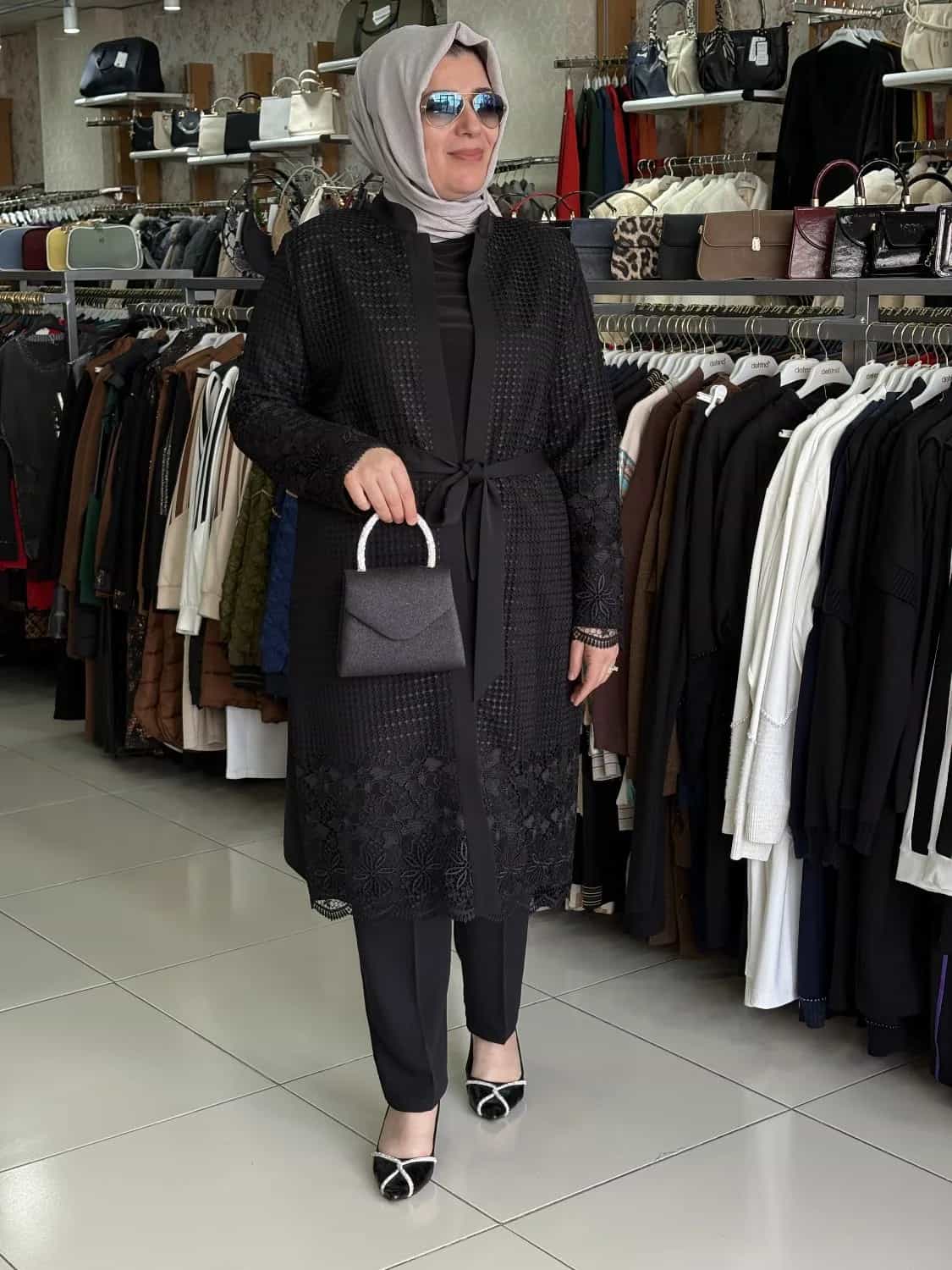 PANTOLONLU TAKIM UZUN CEKETLİ