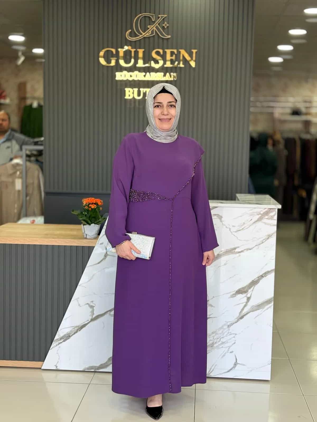 TAŞ İŞLEMELİ ABİYE