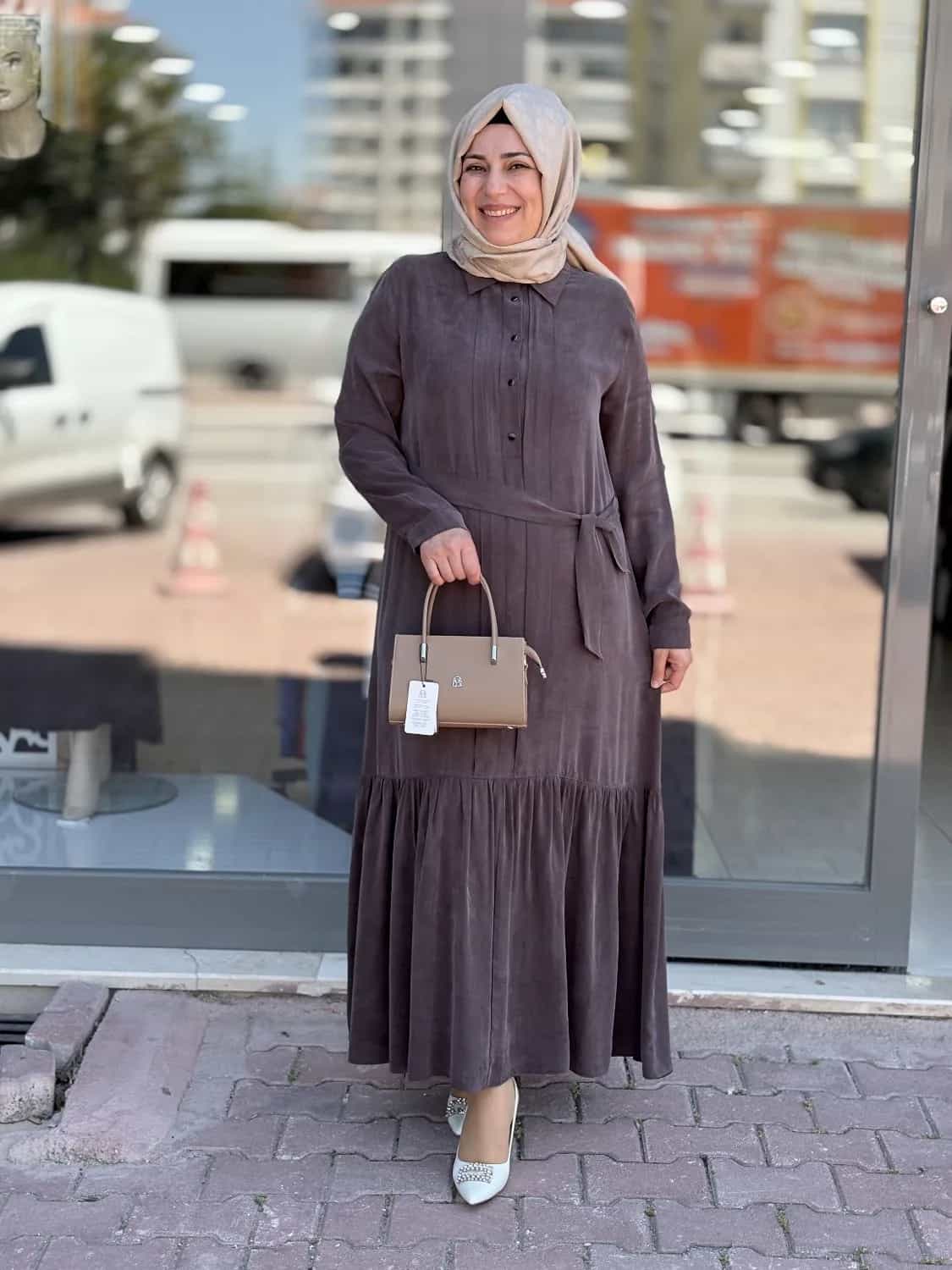 ELBİSE İPEK KUPRA