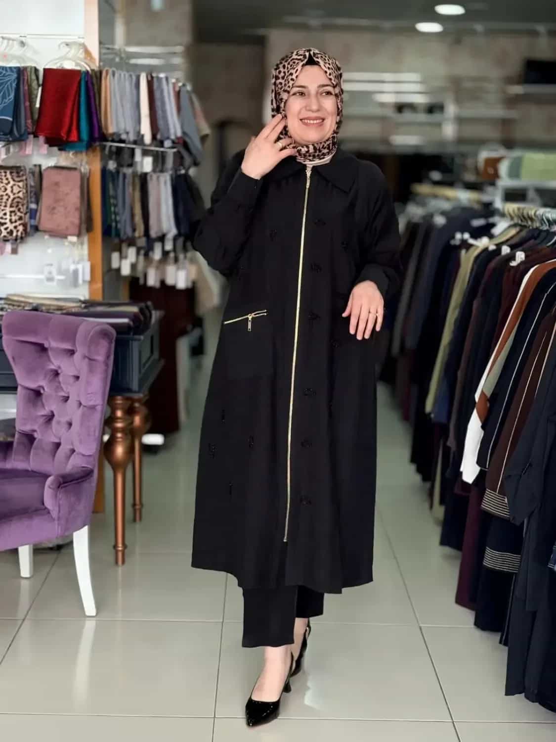 FERMUAR VE ZİNCİRLİ TENCEL KAP