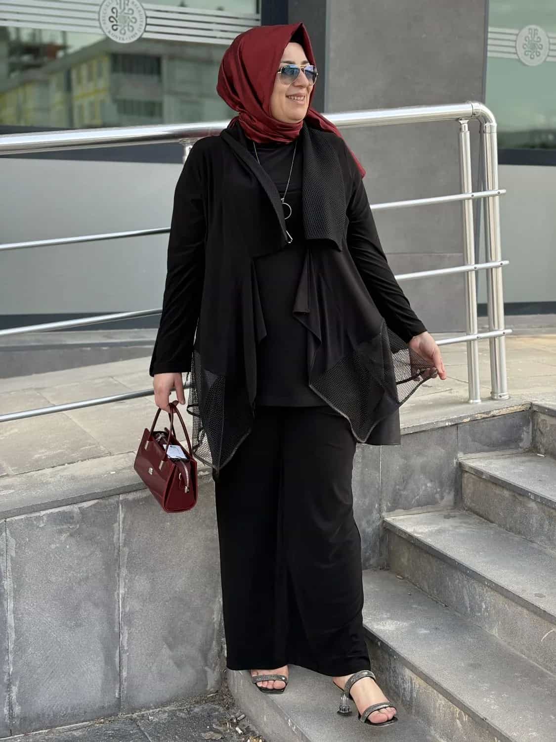 PANTOLONLU TAKIM FİLE CEKETLİ