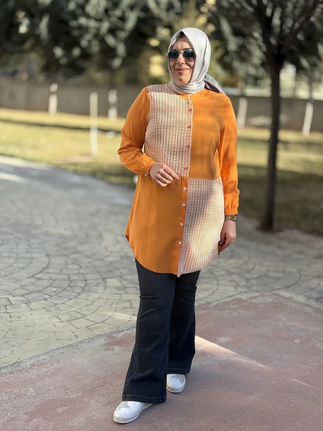TUNİK DANTEL DETAYLI
