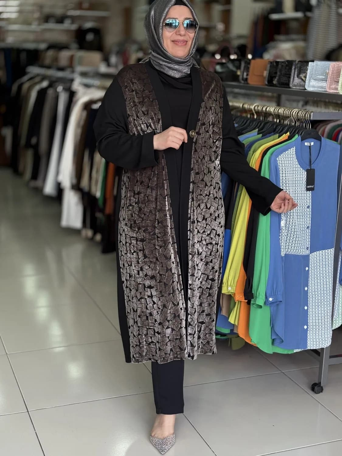CEKET KADİFE DETAYLI
