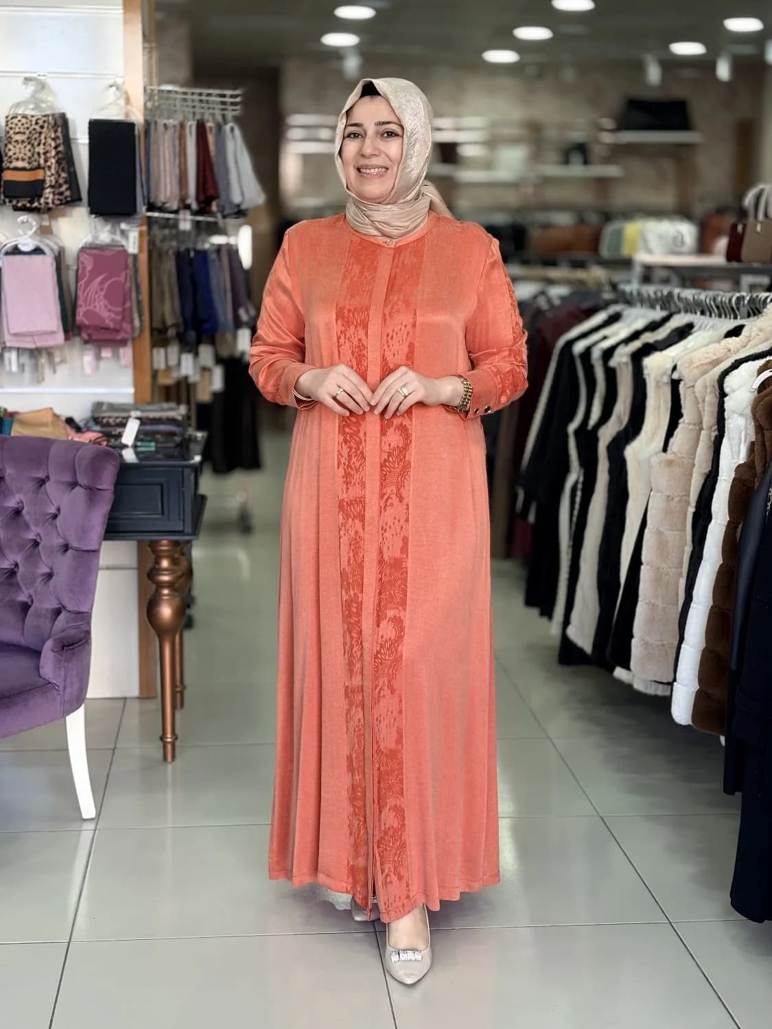 ELBİSE İPEK KUPRA MİHRİBAN
